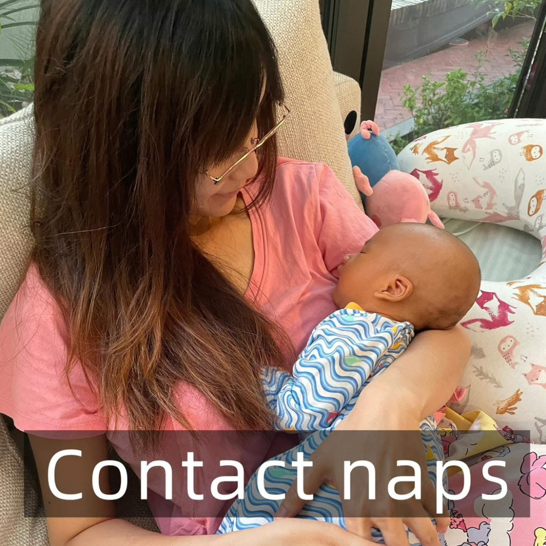 ลูกนอนบนตัว (Contact Naps)